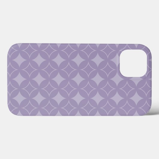 Lavender shippo pattern Case-Mate iPhone case Case-Mate iPhoneケース (裏面 (横))
