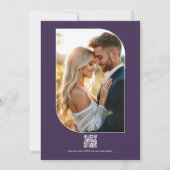 Lavender Smoke, Lilac Ash & Moonstone Wedding 招待状 (裏面)