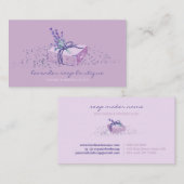 Lavender Soap Maker Gift 名刺 (正面/裏面)