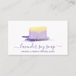 Lavender Soap Soy Natural Spa Cosmetic 名刺