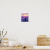 Lavender Sunset Dream: An Impressionistic Landscap ポスター (キッチン)