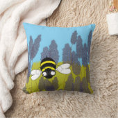 Lavender Throw Pillow クッション (ブランケット)