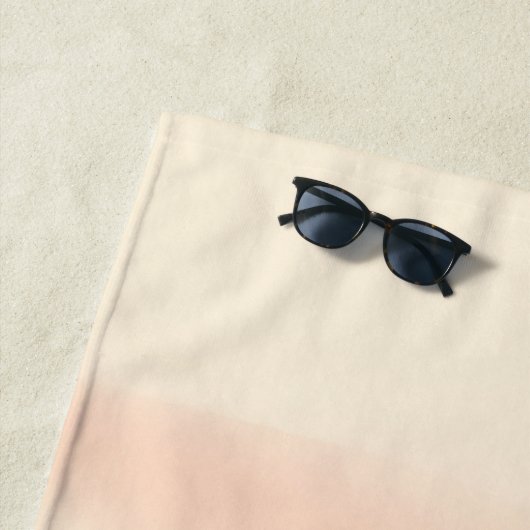 Lavender Tide Fluid Abstract Coastal ビーチタオル (インサイチュ)