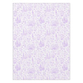 Lavender Toile テーブルクロス (正面)