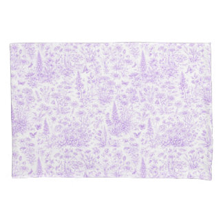 Lavender Toile 枕カバー