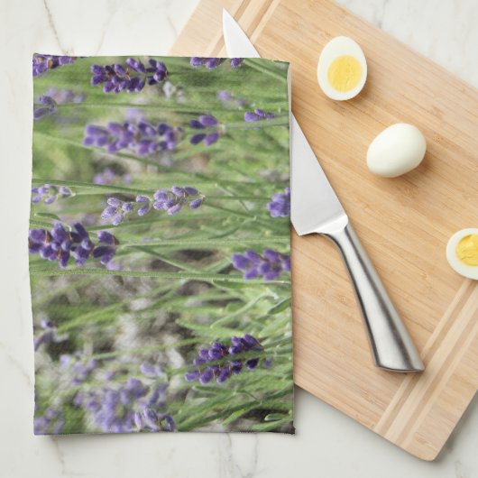Lavender Towel キッチンタオル (四つ折り)