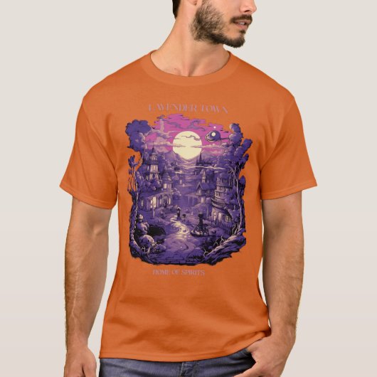 Lavender town Home of spirits Tシャツ (正面)