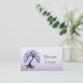 Lavender Tree of Life Connect（お客様と接続） 名刺 (スタンド正面)