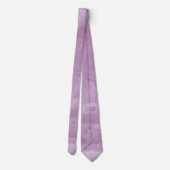 Lavender Watercolor Custom Necktie ネクタイ (裏面)