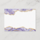 Lavender Watercolor Diaper Raffle Insert エンクロージャーカード (裏面)