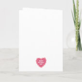 Lavender Watercolor Floral Mother's Day カード (裏面)