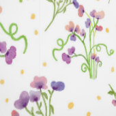 Lavender Watercolor Pattern Floral Art Print 壁紙 (縫い目)