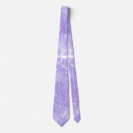 Lavender White Blue Abstract Print Neck Ties ネクタイ
