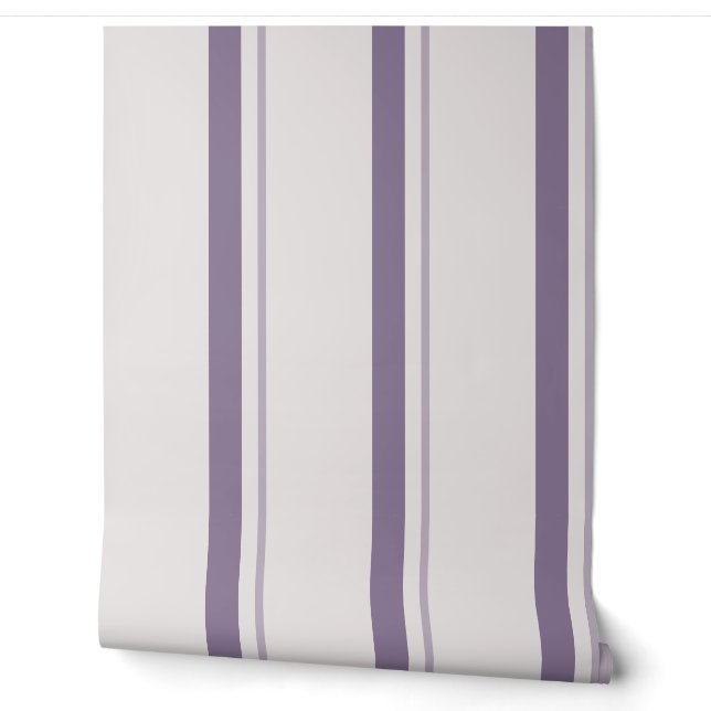 Lavender Wide French Mattress Ticking 壁紙 (ほどく)