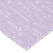 Lavender Wildflower Baby Shower Tablecloth テーブルクロス (アングル)