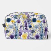 Lavender Wildflowers Floral Personalized  ドップキット (正面)