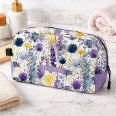 Lavender Wildflowers Floral Personalized ドップキット