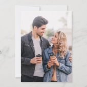 Lavender Wisteria Garden Romantic Photo Wedding 案内状 (裏面)