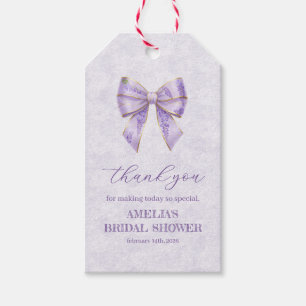 Lavender Wisteria Ribbon – Japanese-Inspired ギフトタグ