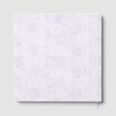 Lavender Wisteria Ribbon – Japanese-Inspired ゲストブック (裏面)