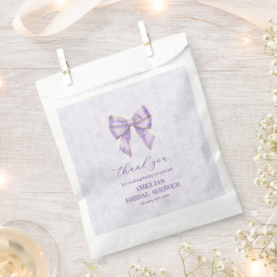 Lavender Wisteria Ribbon – Japanese-Inspired フェイバーバッグ