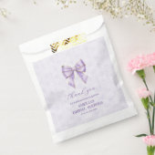 Lavender Wisteria Ribbon – Japanese-Inspired フェイバーバッグ (封をした状態)