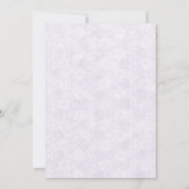 Lavender Wisteria Ribbon – Japanese-Inspired 招待状 (裏面)