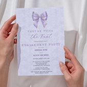 Lavender Wisteria Ribbon – Japanese-Inspired 招待状