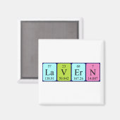 Lavern周期表名マグネット マグネット (正面/裏面)
