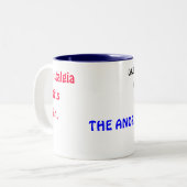 LAVERNE、ハンバーグ、MAXINEのアンドリュースの姉妹… ツートーンマグカップ (正面左)