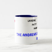 LAVERNE、ハンバーグ、MAXINEのアンドリュースの姉妹… ツートーンマグカップ (中央)