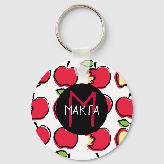 Lavero Manzanas - Tutti Frutti - Con tu nombre! キーホルダー (正面)