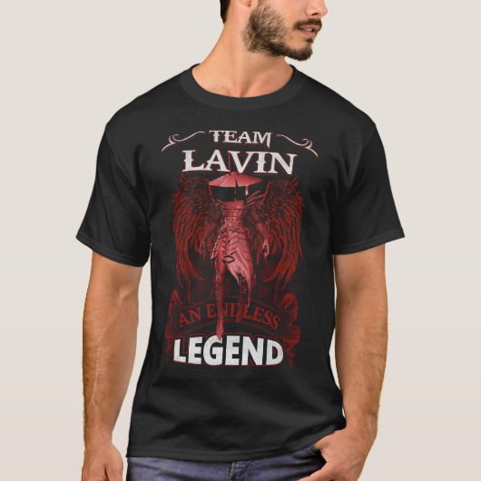 LAVINチーム - 無限のLEGEND Tシャツ (正面)