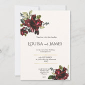 Lavish Florals Wedding Invitation 招待状 (正面)