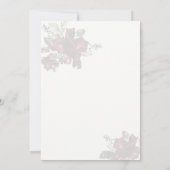 Lavish Florals Wedding Invitation 招待状 (裏面)