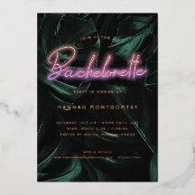 Lavish Tropical Palms | ネオンライト バチェラー・パーティー