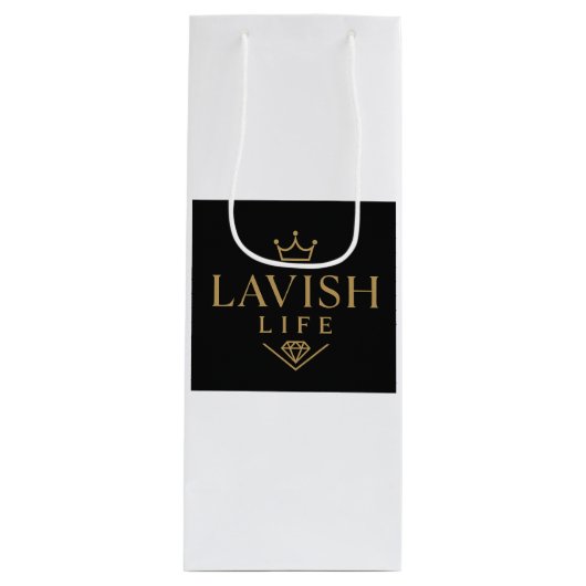 Lavish Wine Gift Bag  ワインギフトバッグ (正面)