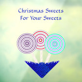 LavishlyOnクリスマスまたはキャンディストアの看板 ウィンドウサイン (シート3)