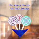 LavishlyOnクリスマスまたはキャンディストアの看板 ウィンドウサイン (シート2)