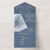 LavishlyOn 2 Heartstrings 2 Pages 1 Life Together オールインワン招待状 (内側)