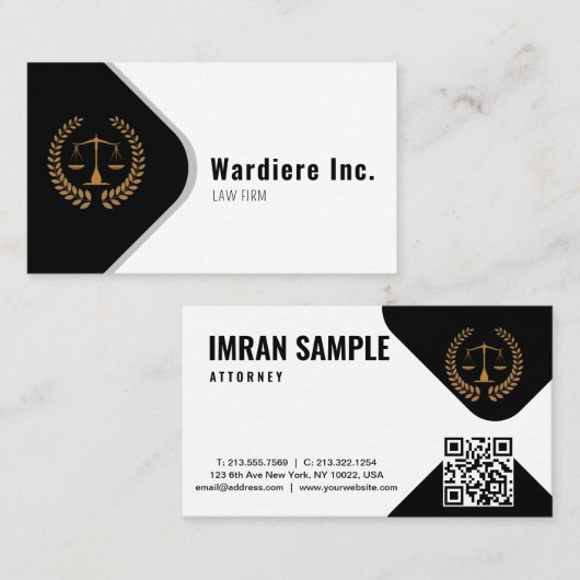 Law editing Business Card 名刺 (正面/裏面)