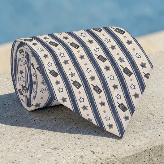 Law Enforcement Career Pattern Necktie Tie ネクタイ