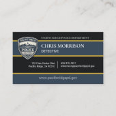 Law Enforcement Officer Business Card 名刺 (正面)