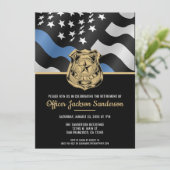 Law Enforcement Officer Police Retirement Party 招待状 (スタンド正面)