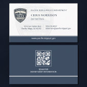 Law Enforcement Officer QR Code Logo 名刺