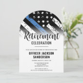 Law Enforcement Police Department Retirement Party 招待状 (スタンド正面)