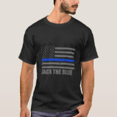 Law Enforcet Back The Blue Tシャツ (正面)