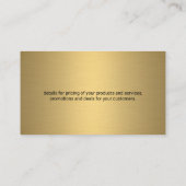 Law Justiceロゴはかりで測 | 訴訟事務官 名刺 (裏面)