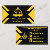 Law & Justice Advisor – broader and professional 名刺 (正面/裏面)