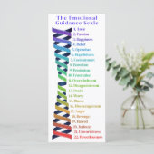 Law of Attraction Emotion Guidance Scale Bookmark (スタンド正面)